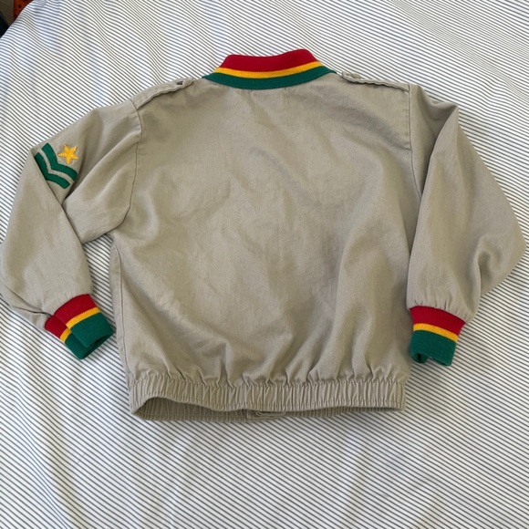 CARTERS VTG Toddler 3T/4T Bomber Style Jacket Button Up - Picture 2 of 6